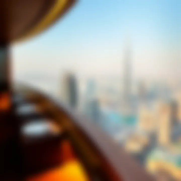 Panoramic city view from Sky View Tower 1 illustrating Dubai skyline