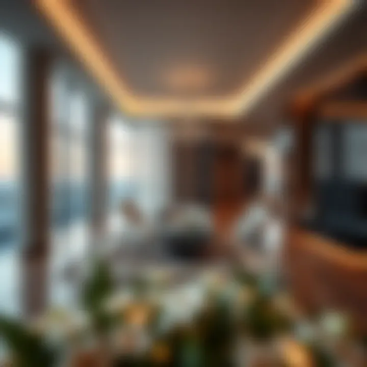 Luxurious interior design of a Skyview Dubai residence, reflecting elegance and sophistication.