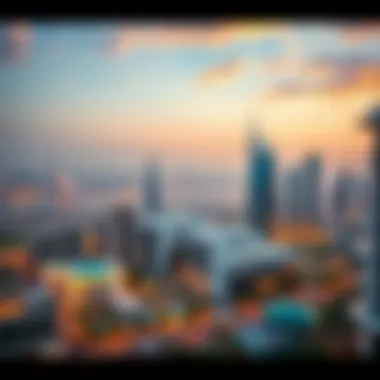 Stunning skyline view of South Heights Al Wasl