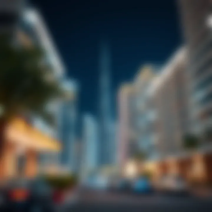 An infographic illustrating factors affecting rental prices in Dubai