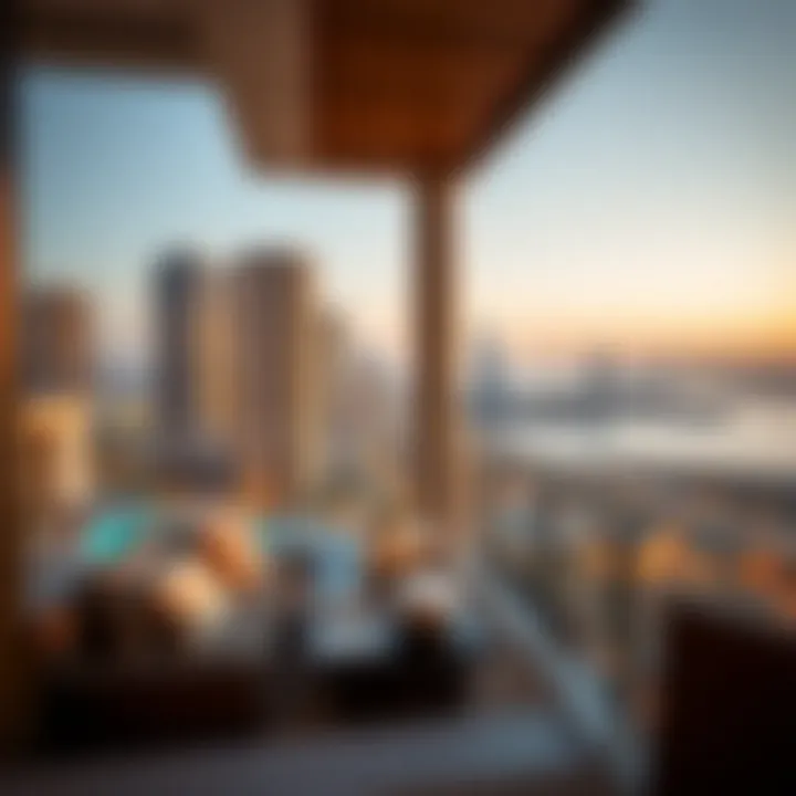 Breathtaking view from Talia Residences balcony