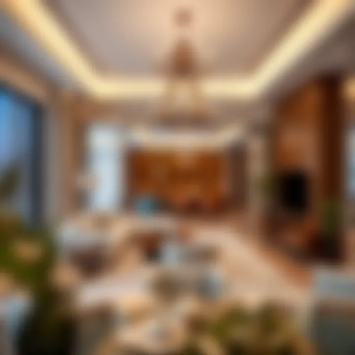 Luxurious interior design of a Talia Residences apartment