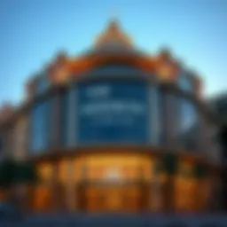 Elegant facade of The Address at Dubai Mall showcasing architectural brilliance