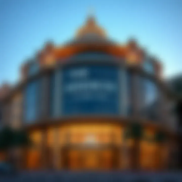 Architectural Brilliance of The Address Elegant facade of The Address at Dubai Mall showcasing architectural brilliance