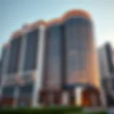 Exterior view of the Al Noor Building showcasing its modern design