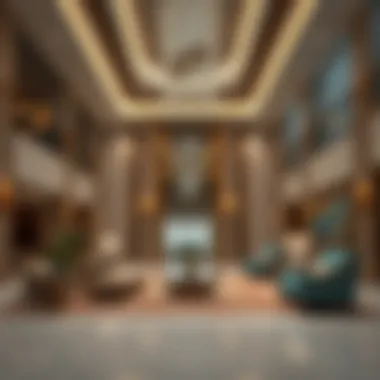 Elegant Lobby Design of Al Noor Building Luxurious interior lobby of Al Noor Building with elegant furnishings