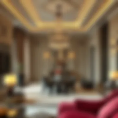 Luxurious interior design showcasing elegance