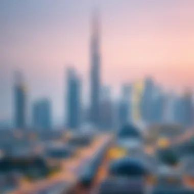 Skyline of Dubai highlighting luxury developments by the Bukhatir family