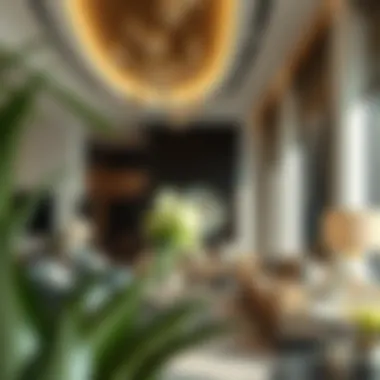 Interior of a high-end apartment developed by the Bukhatir family