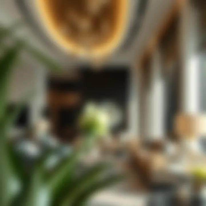 Interior of a high-end apartment developed by the Bukhatir family