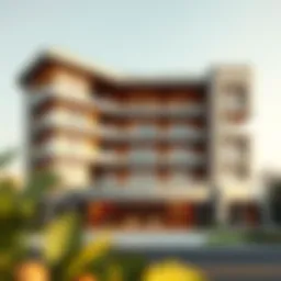 Iconic luxury residence in Dubai showcasing contemporary architecture