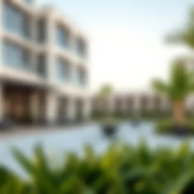 Outdoor Amenities at The Gardens Nakheel Beautifully designed outdoor spaces and community amenities in The Gardens Nakheel.