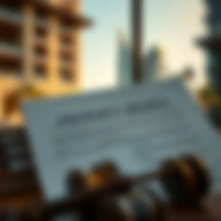 Legal Framework of Property Rights A legal document signifying property rights and tenant agreements