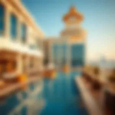 Luxury hotel amenities highlighting opulence