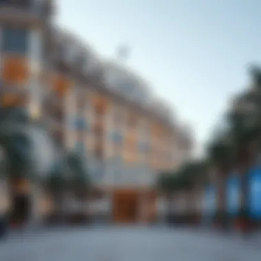 Stunning architectural view of The Peninsula Dubai