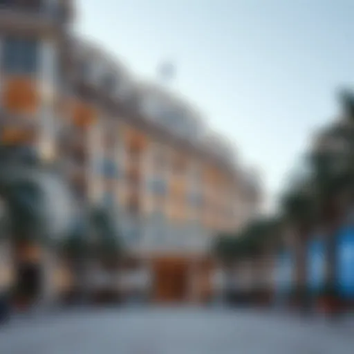 Stunning architectural view of The Peninsula Dubai