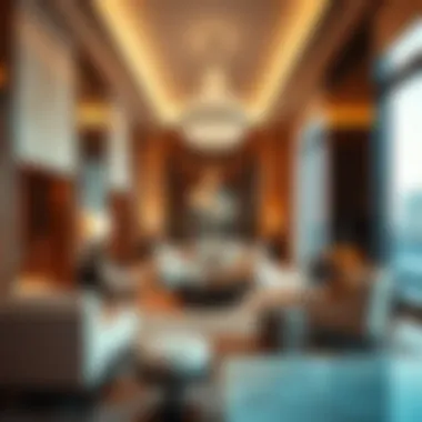 Luxurious living space in The Peninsula Dubai