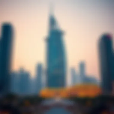 Breathtaking skyline surrounding The Peninsula Dubai