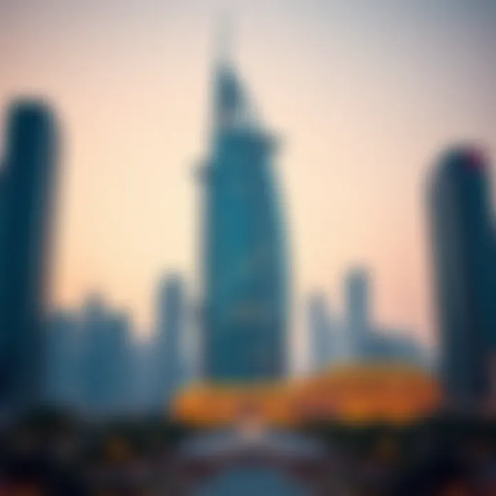 Breathtaking skyline surrounding The Peninsula Dubai