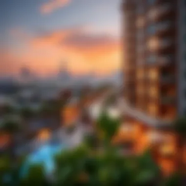 Vibrant Community Surrounding The Residence Beautiful view of the surrounding community and skyline