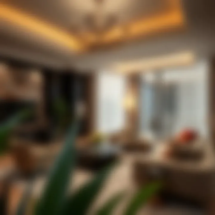 Interior Luxury at The Residence Luxurious living space interior at The Residence