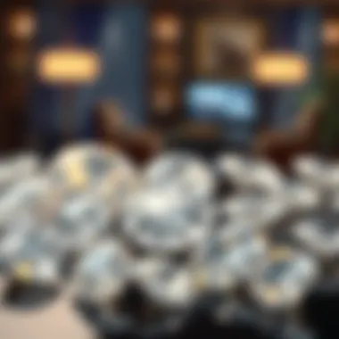 A stunning array of diamonds showcasing different cuts and qualities