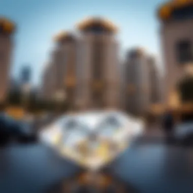 Graphs illustrating diamond price trends over time