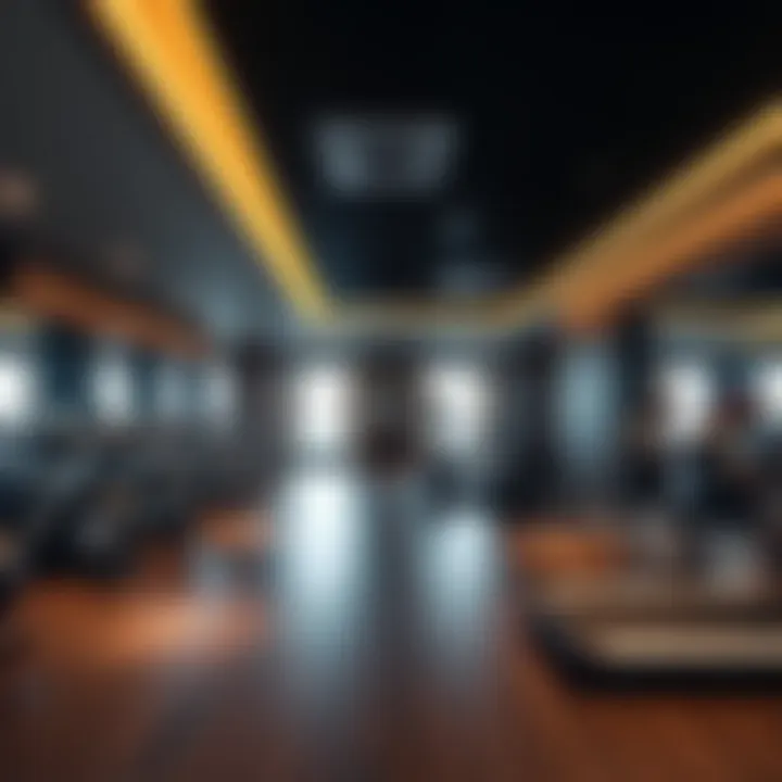 Modern fitness center within Spring Oasis Tower equipped with state-of-the-art machines