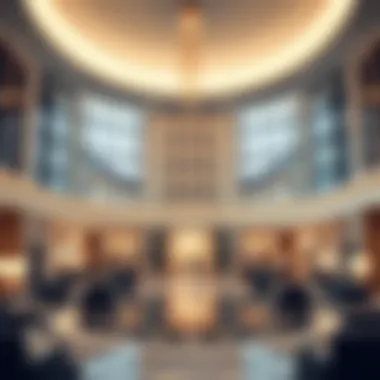 Luxurious lobby interior of Spring Oasis Tower with elegant design