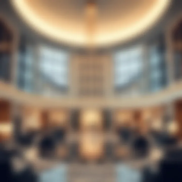 Luxurious lobby interior of Spring Oasis Tower with elegant design