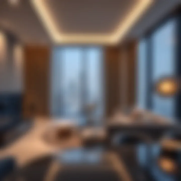 Luxury unit layout in Vida Dubai Mall Tower One