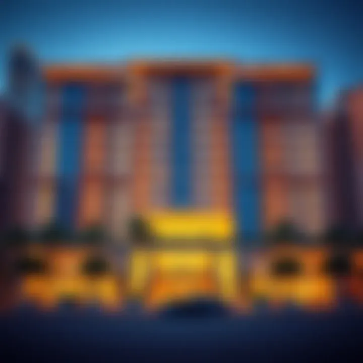 Architectural Brilliance of Vida Residence Downtown Stunning architectural facade of Vida Residence Downtown