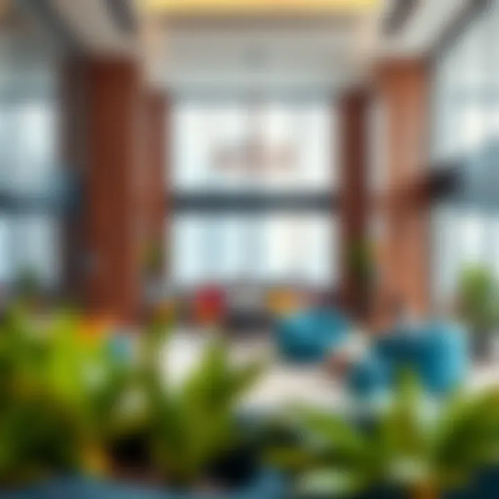 Engaging Community Spaces at Vida Residence Vibrant community area at Vida Residence Downtown