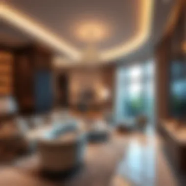 Beautifully designed interiors of a residence in Vincitore Arjan