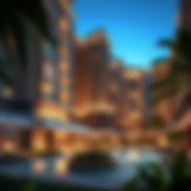 Architectural Brilliance of Warsan Star Residence Stunning architectural design of Warsan Star Residence showcasing modern luxury.