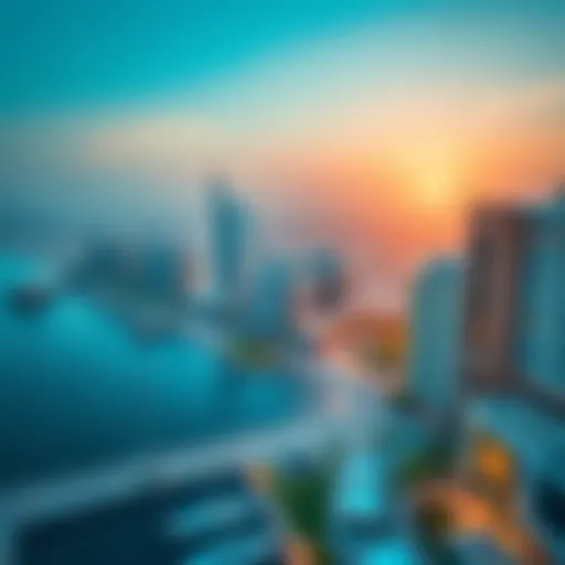 Architectural Marvel of Wasl Port Aerial view of Wasl Port showcasing its architectural design