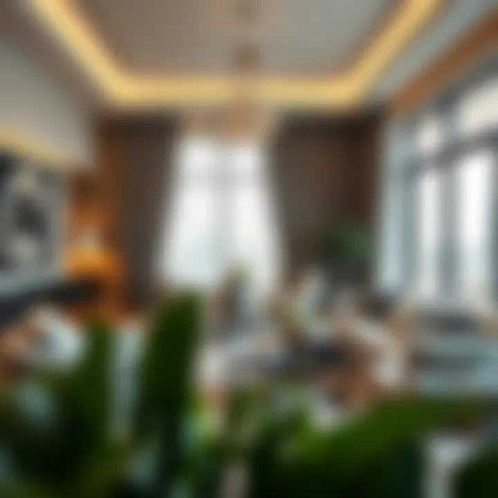 Interior Elegance at Wasl South Heights Stylish interiors of an apartment within Wasl South Heights reflecting luxury and comfort