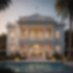 Stunning exterior view of Widcombe House showcasing its architectural elegance