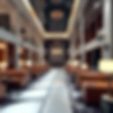 Elegant clubhouse interior displaying luxury furnishings and ambiance