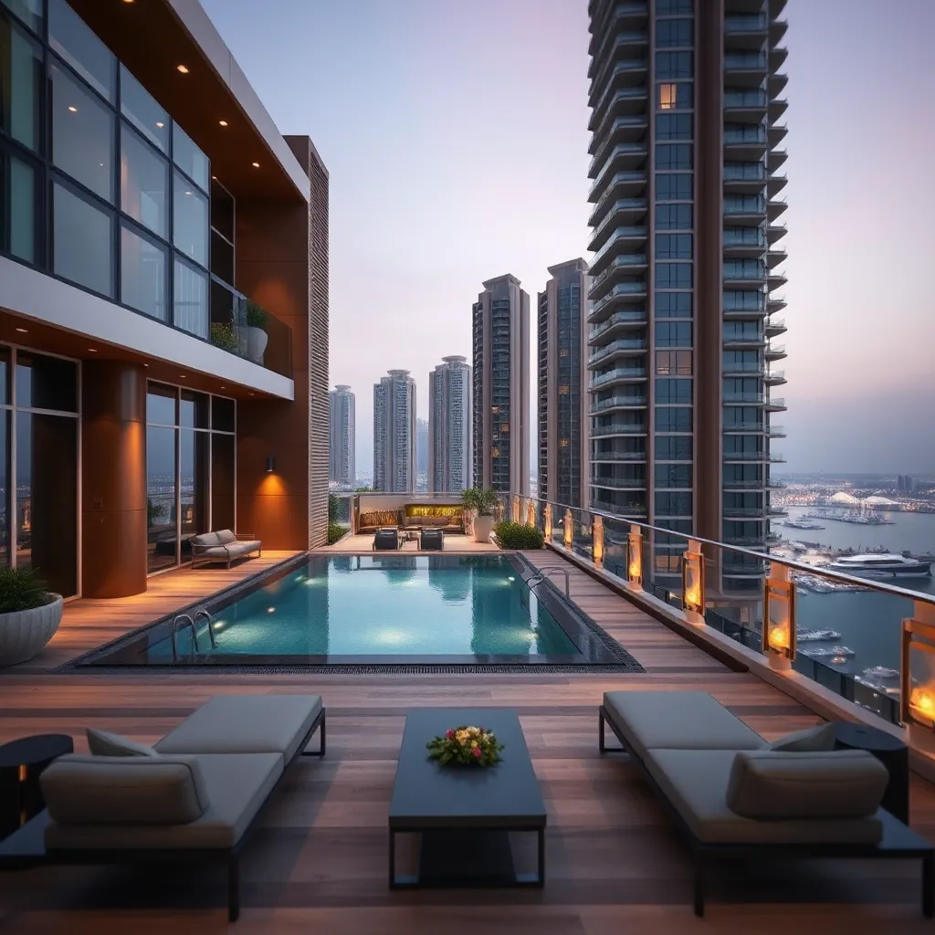 Image showcasing Discover Luxurious Living at Salon Sky View Tower Dubai